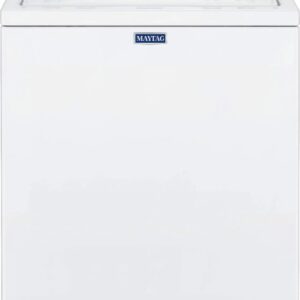 Maytag – 3.8 Cu. Ft. High Efficiency Top Load Washer with PowerWash Agitator – White