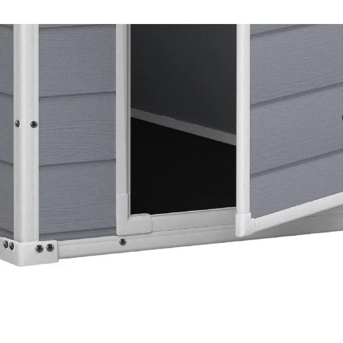 Keter Manor 4 ft. W x 6 ft. D Vertical Resin Outdoor Storage Shed Ideal For Patio Installation Included - Image 4