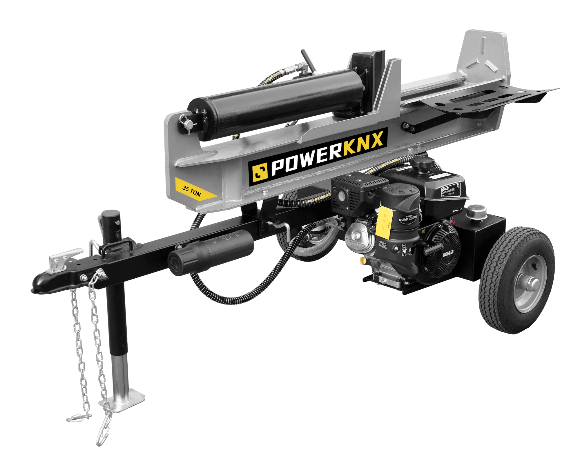 POWERKNX 35-Ton Vertical/Horizontal Gas Log Splitter (31-405)